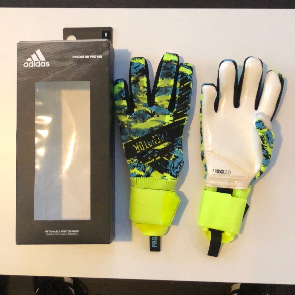 adidas Predator Pro MN Gloves Soccer Size 8
